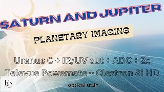 Live Imaging  Saturn  Jupiter and the Pelican Nebula IC5070 [upl. by Ardys]