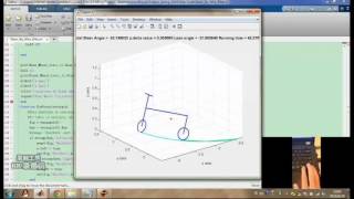 Cornell Autonomous Bicycle Steer By Wire Simulation by Shihao [upl. by Artur28]