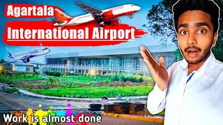 Agartala International Airport  Air India landing  Maharaja Bir Bikram Airport [upl. by Eletnahc]