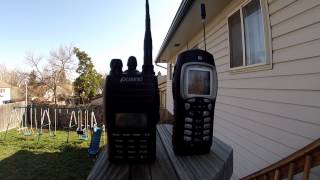 Range amp Audio Test Puxing UV973 and Motorola i355 Directalk [upl. by Stanislaw]