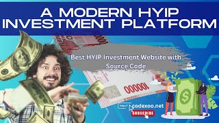 A Modern HYIP Investment Platform  Best HYIP Investment Website with Source Code [upl. by Lladnek]