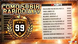 CÓMO SUBIR MEDIA RÁPIDO CON CUALQUIER ARQUETIPO 4060K PUNTOS TODAS LAS POSICIONES en NBA 2K19 [upl. by Siramaj]