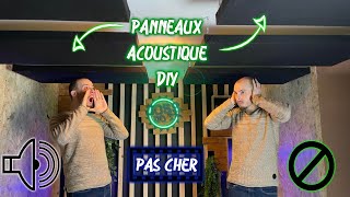 Comment fabriquer des panneaux acoustiquephonique DIY suspendus cest pas cher et cest top [upl. by Aivitnahs]