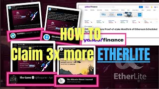 How to get TRIPLE Etherlite Airdrop NOW  free 3x Ethereum hardfork [upl. by Eirrem]