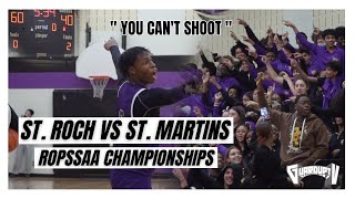 St Roch vs St Martins in the ROPSSAA Championships [upl. by Arramahs939]