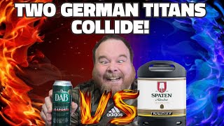 German Beer Battle Spaten helles VS DAB Dortmunder [upl. by Cherri640]