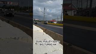 Dual Pulley Sq5 vs Big Turbo A4 [upl. by Chiquia819]