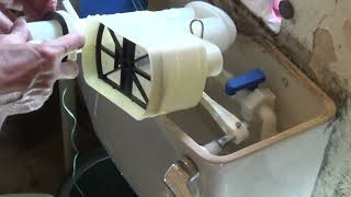 Fixing A Toilet Flush fix changing the syphon washer [upl. by Yanaton]