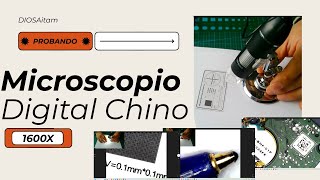 Microscopio Digital Chino 1600X [upl. by Airlie293]