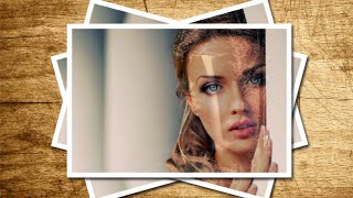 Retro Stacked Photo Effect  Photoshop Tutorial  Polaroid Effect [upl. by Ruscio47]