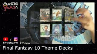 Final Fantasy 10 Theme Decks  Going In Blind [upl. by Joyann]