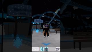 Visiting the Icelantic Snow Park in roblox roblox theme park game [upl. by Weld]