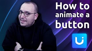 How to animate a button  UI Selectable  How to create a UI in Unity  Part 5  Doozy UI Manager [upl. by Yrot]