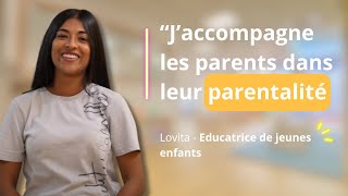 Découvrez le métier dEducatrice de jeunes enfants en crèche [upl. by Nyledaj]