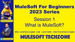 Session1  What is MuleSoft  sravanlingam  MuleSoft for Beginners 2023 mule4 salesforce [upl. by Notseh]