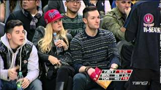 Bernier at the RaptorsNets Game  01112014 [upl. by Bough]