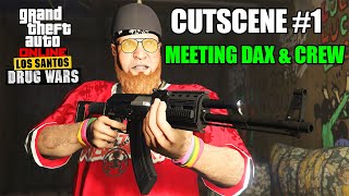 Cutscene 1 Meeting Dax amp Crew at Liquor Ace  Los Santos Drug Wars Update First Dose Mission 1 [upl. by Senga301]