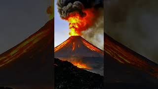 CloseUp View of a Volcanic Eruption Shorts viral [upl. by Akinihs412]