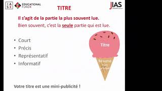 COMMENT PRÉSENTER UN JOURNAL [upl. by Latrena]