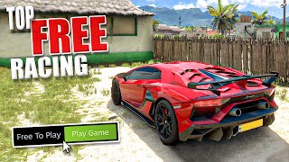 Top 10 FREE Racing Games 2024 NEW [upl. by Ahtnammas]