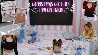 CHRISTMAS  Clothes try on haul 🎄❄️💕 [upl. by Sims819]