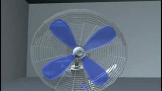 3D MAYA Animation The Fan [upl. by Tobi886]