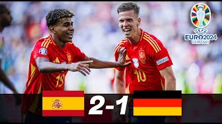 VICTORIA DE ESPAÑA vs ALEMANIA 2  1  EUROCOPA 2024 [upl. by Entirb]