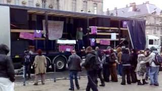 teuf No Sarkozy Day 27 mars 2010 GRENOBLE place de la prefecture [upl. by Yrrehc947]