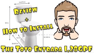 How to Install the TOTO Entrada 2 Piece 128gpf  Plumber Explains why he Loves and Recommends Toto [upl. by Sewole]