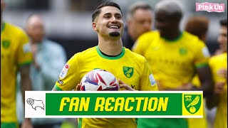 ‘The Borja Sainz show’  Fan Reaction  Derby County 23 Norwich City  The Pink Un [upl. by Marciano690]