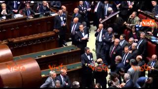 DELEGATI REGIONALI VOTANO QUARTO SCRUTINIO QUIRINALE 2015  IMMAGINI [upl. by Roley]