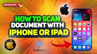 How to scan document with iphone or iPad 2024 [upl. by Avrenim67]