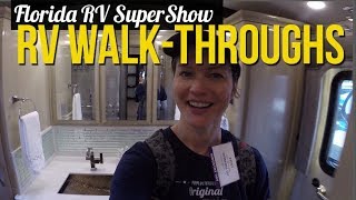 RV WalkThroughs Florida RV SuperShow 2019 Coverage [upl. by Moll350]