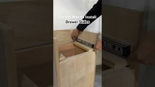 Easiest Method to Install Drawer Slides [upl. by Dupuy]