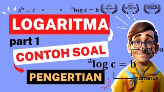 LOGARITMA Part 1 l Pengertian Notasi dan Contoh Soal Logaritma [upl. by Inalaehon]