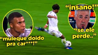 🔥ELE É INACREDITÁVEL MBAPPÉ NÃO ACREDITA EM GOLAÇO DE ENDRICK ANCELOTTI ELOGIA OUSADIA e mais [upl. by Sirdna]