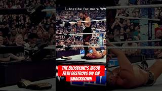 The Bloodline’s Jacob Fatu Destroys DIY on SmackDown  WWE 2024 wwe [upl. by Mosnar]