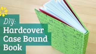 DIY Hardcover Book  Case Bookbinding Tutorial  Sea Lemon [upl. by Marty]