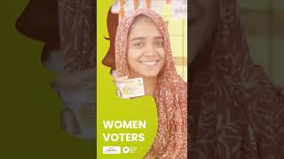 She Votes 🗳️ Female voters proudly display their inked fingers postvoting in Phase7 👩🏻‍🤝‍👩🏼 [upl. by Huan170]