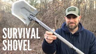 The Best Survival Shovel I Have Used So Far iunio Survival Folding Shovel with Handle Lock Design [upl. by Taimi]