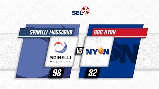 Spinelli Massagno vs BBC Nyon  Game Highlights [upl. by Emsoc620]