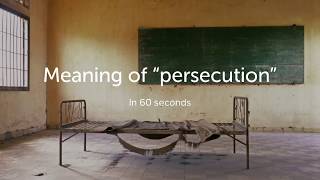 Meaning of “being persecuted” in 60 seconds [upl. by Aineval]