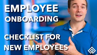 Employee Onboarding Checklist for New Employees [upl. by Essilrahc386]