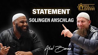 Statement zum Anschlag in SolingenAbul Baraa und Abu Hamza [upl. by Ennaira]