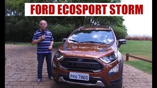 Ford EcoSport Storm  Impressões ao dirigir do Emilio Camanzi [upl. by Dirfliw]