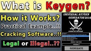 What is Keygen How It Works Practical Example  Cracking Software  Software Registration [upl. by Barnum879]