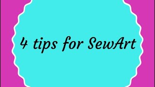 SewArt  4 Tips for Digitizing with SewArt [upl. by Gram358]