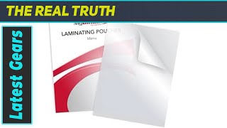 Clear Menu Size Thermal Laminating Pouches  Make Your Documents Shine [upl. by Martin]