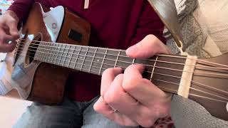 Welcome Back Kotter Theme Acoustic Guitar Cover Song How To Play Strumming Tutorial Lesson [upl. by Aaberg]