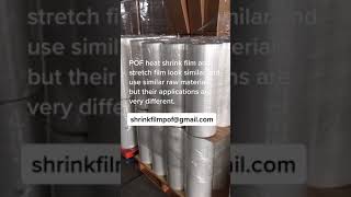 POF Heat Shrink Film Stretch Film PE Wrap Film PVC Shrink Film [upl. by Nnyliram73]